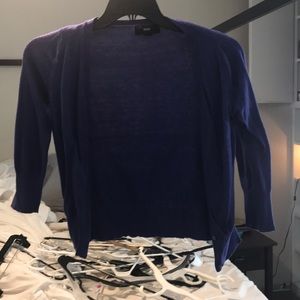 Quarter sleeve cardigan